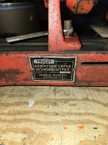 Trucut Tru Cut Anker Drehmaschine & Unterschneider Vintage #B10 - Bild 2 von 10