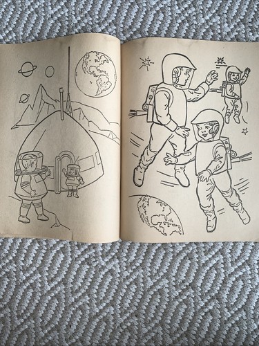 Vintage 1965 Vacation Fun Coloring Book Stephens Publishing Co. Sandusky Ohio - Picture 6 of 10