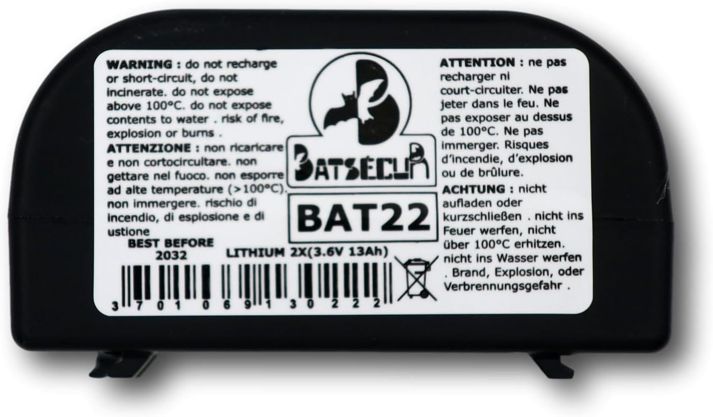 Batteria Allarme BAT22 Compatibile Batli22 DAITEM HAGER 3.6V 13Ah