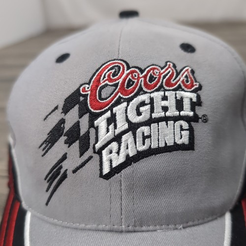 2 Coors Light Racing Chase Authentics Cap Hat Adult Adjustable Mens Vintage 1998 - Picture 5 of 14