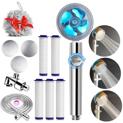#ad Hydro Jet High Pressure Shower Head Turbocharged Shower Head Handheld Turbo F... $29.31