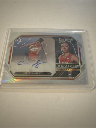 Alisha Gray Courtside Autograph Select WNBA 2024 PRIZM SILVER