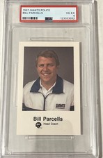 1987 New York Giants Police Bill Parcells RC PSA VG-EX 4 True Rookie 1st Card