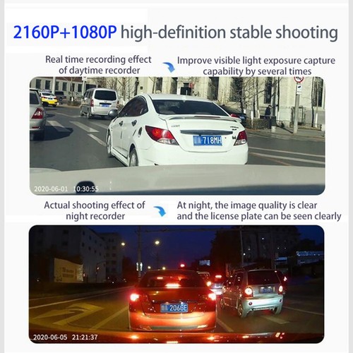 4K dashcam für Mercedes-Benz E-Cabrio Nachtsicht HD dual Kamera GPS origin style - Bild 20 von 22