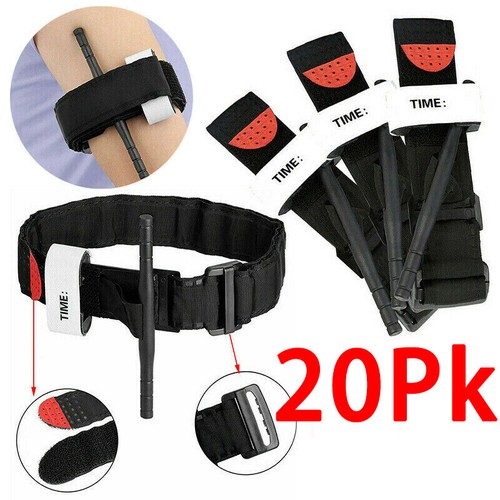 1-30X Bundeswehr Erste Hilfe Set Militär Tourniquet israeli Bandage Red Tip NEU - Bild 18 von 19