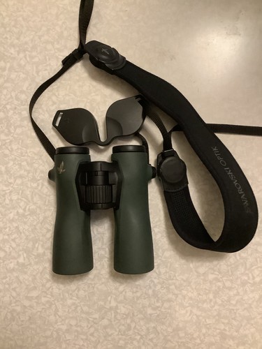 SWAROVSKI PURE NL 8x42 BINOCULARS.  FINE, pre-loved CONDITION. UNUSED CASE etc. - Picture 1 of 5
