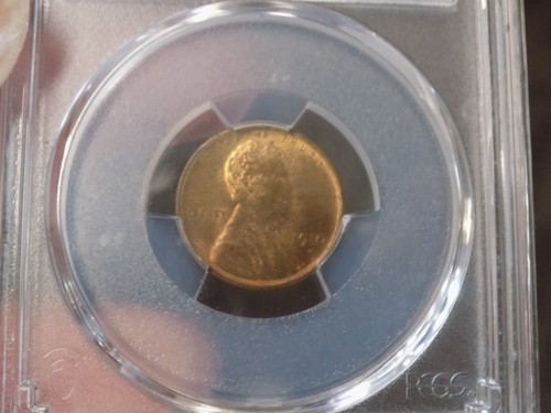 LINCOLN WHEAT CENT 1910 S PCGS MS 63 RD MORE RED STUNNING KEY DATE NEAR GEM !! - Picture 4 of 7