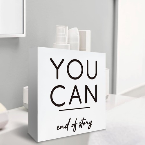 You Can End of Story Schild Holzdeko, inspirierend positiv - Bild 5 von 7