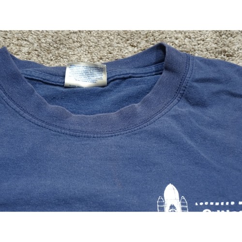 Camiseta De Colección Y2K Lockheed Martin 2001 Transbordador Espacial Gráfica Hanes Beefy-T Grande - Imagen 3 de 8