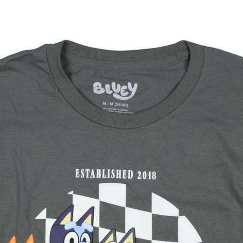Bluey Shirt Men's Est. 2018 Let's Go Bingo Muffin Adult Short Sleeve Tee (M) - Bild 3 von 3