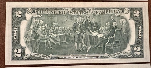 Uncirculated Two Dollar Bill Sequenial Low Number A 1976 DC Series Lot of Five - Picture 11 of 12