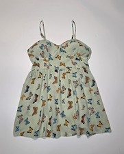 Jolie & Joy Women's Butterfly Print Sundress Size 2X Spaghetti Strap Plus Y2k