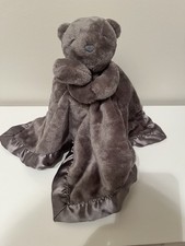 Carter  s Gray Bear With Blanket Lovey Security