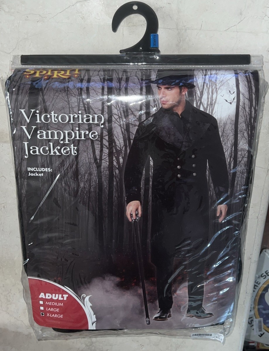 Spirit Halloween Gothic Victorian Vampire Jacket Men's Size XL 46