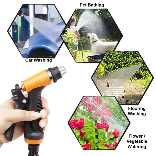 12V High Pressure Self-Priming Electric Sprayer Gun Portable Hose Water Pump Kit - Picture 5 of 24