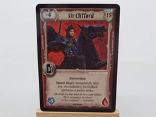 WARLORD Saga of the Storm CCG Deverenian Character Card SIR CLIFFORD 167/300