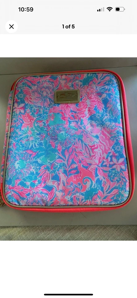 Estuche/iPad/tableta/organizador Lilly Pulitzer Viva La Lilly Portfolio 12 por 10 pulgadas Foto 2 de 4