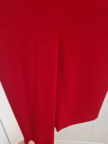 Karen Millen Dark Red Military Button Utility Occasion Wiggle Dress UK 10 - Bild 9 von 11