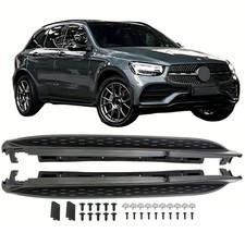 Trittbretter Seitenbrett Einstiegsleisten für Mercedes GLC SUV X253 Schwarz Trittbretter Seitenbrett Einstiegsleisten für Mercedes GLC SUV X253 Schwarz
