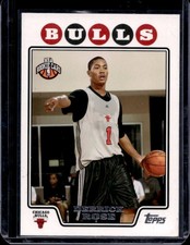 2008-09 Topps Derrick Rose Rookie RC #196 Bulls