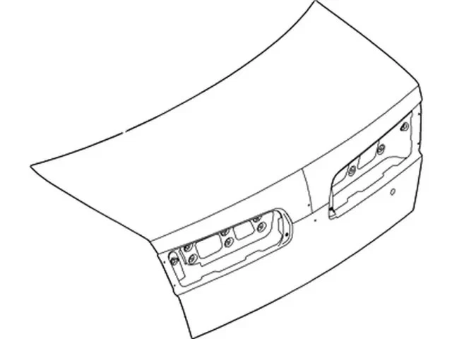 Tapa maletero original Ford 9H6Z-5440110-B Foto 3 de 4