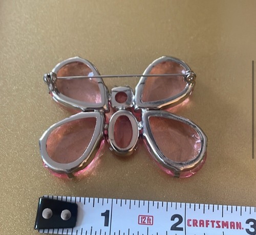 Vintage Y2K Rosa und Silber Motiv Schmuck Konvolut Maße siehe Fotos - Bild 7 von 8