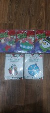 Makit Bakit Christmas Suncatcher Craft Ornaments Bake Metal Penguin Snowman