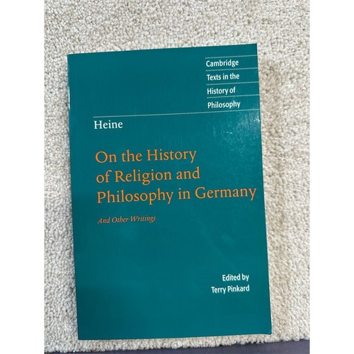On the History of Religion and Philosophy in Germany by Heine Paperback - Bild 1 von 11