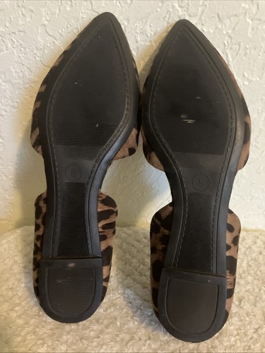 A New Day Leopard Slipper D'Orsay Rebecca Microsuede Ballerinas Größe 8 - Bild 7 von 10