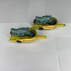Lot Of 2 Vintage Matchbox Series No 38 Honda Motorcycle And Trailer Lesney
