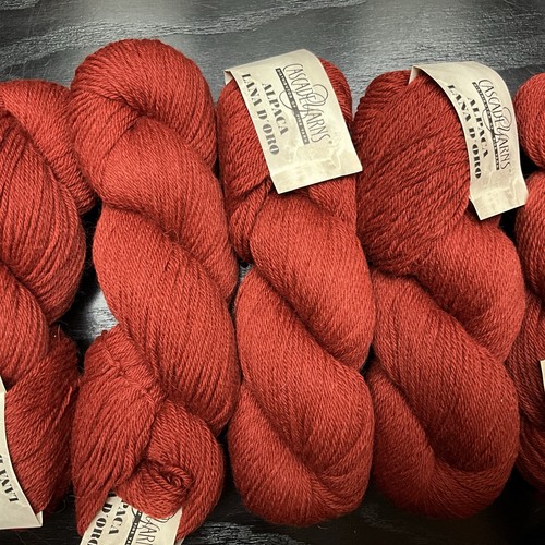 Cascade Yarns - 5 Hanks of Alpaca Lana D’oro in Rust - Picture 2 of 4