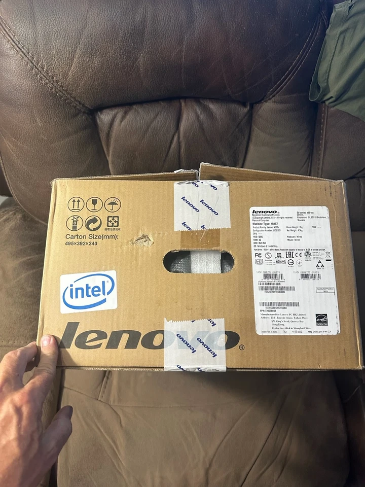 NEW open box.  Lenovo H500s Intel, 4GB RAM - 500G HDD - Windows 8.1 - Image 2 of 4