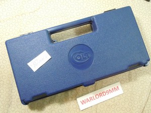 COLT PYTHON MOLDED FACTORY BLUE HARD CASE - 8 INCH..