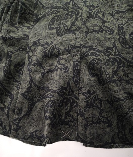 Morris & Co x Paige Naomi Velvet Blazer Jacket in Dark Forest Green XS Floral - Picture 8 of 14