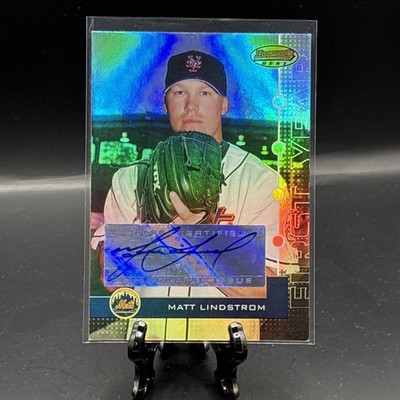 2005 Bowman's Best Matt Lindstrom Prospect Auto Autograph /974