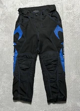 VALKEN PAINTBALL PANTS - MENS SIZE EXTRA SMALL XS - VINTAGE OG - BLACK BLUE XTRA