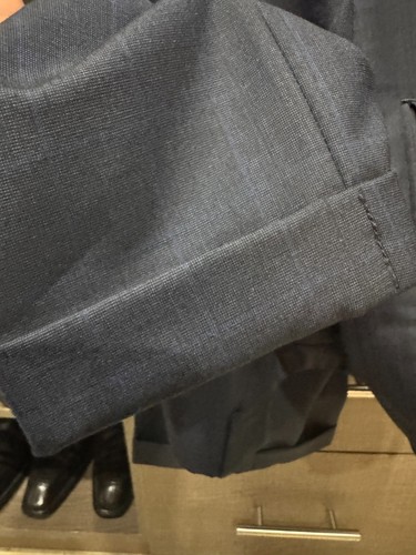 2.285 $ Pal Zileri Sartoriale Label blauer Anzug 40 US 50 EU - Bild 8 von 13