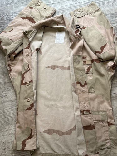 Vintage 1990s Desert Camo Combat Coat Jacket - Large Regular Lot of 3 - Bild 13 von 22
