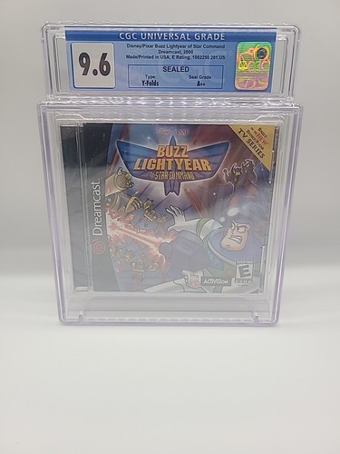 Buzz Lightyear of Star Command CGC 9.6 A++ Sega Dreamcast Graduado Sellado No Wata - Imagen 5 de 10