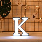  Wall Decor Lamp Letter Letters K Night Light Alphabet Shaped LED Lights
