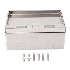 ›Recessed Floor Socket 4000W 3 Outlets Embedded Floor Receptacle Box For Office