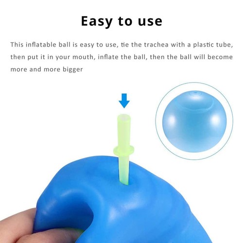 47 Inch Giant Water Bubble Ball, Inflatable Water-Filled Ball Soft Rubber Bal... - Picture 2 of 4