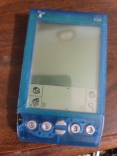Handspring Visor Deluxe Translucent Blue Portable PDA Organizer Palm Pilot