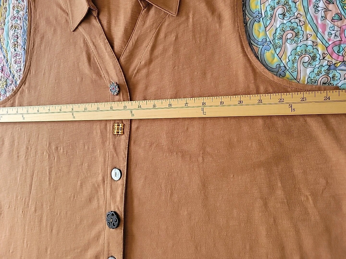 Soft Surrounding Multi Button Sleeveless Tunic To… - image 9