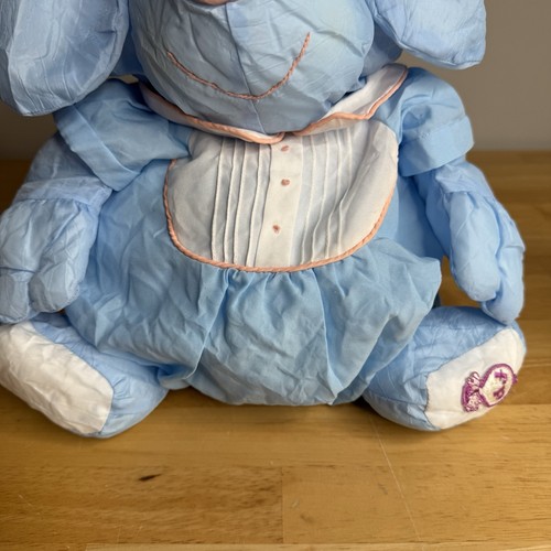 Pagliaccetto giocattolo peluche vintage Fisher Price Puffalump blu cucciolo cane 1986 leggi - Foto 13 di 17
