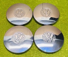 Volkswagen Rabbit Scirocco Dasher Caddy 6” Chrome Center Hub Caps (4)