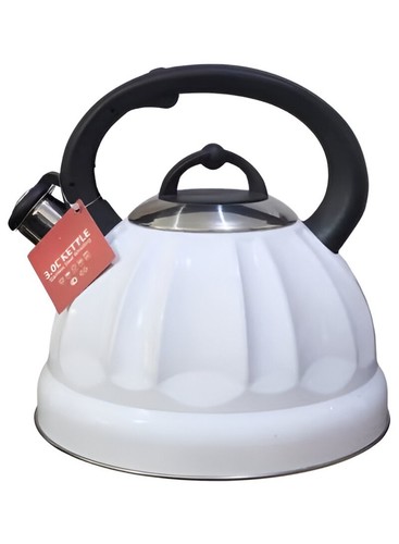 3L Stainless Steel Whistling Kettle Stovetop Gas Electric Induction Hobs - Picture 3 of 5