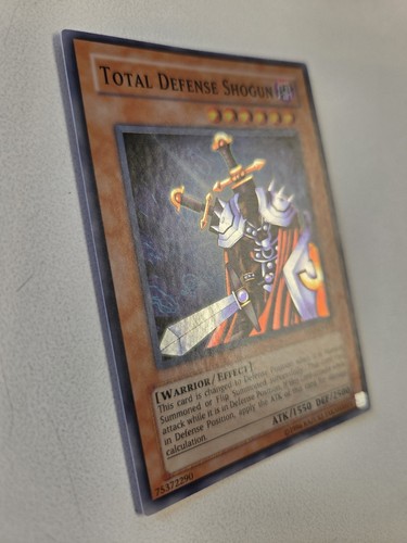 Total Defense Shogun DB2-DE110 Super Rare Dark Beginning 2 Yugioh Vintage VLP - Bild 2 von 6