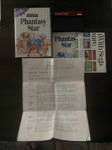 Phantasy Star: 1988 (Sega Master System) - Completo di scatola - Testato e funzionante
