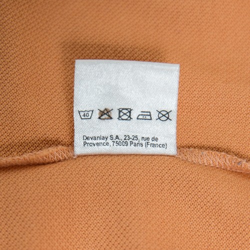 Lacoste Polo Shirt Size FR 5 L Large Mens Orange Slim Fit Short Sleeve - Picture 11 of 16